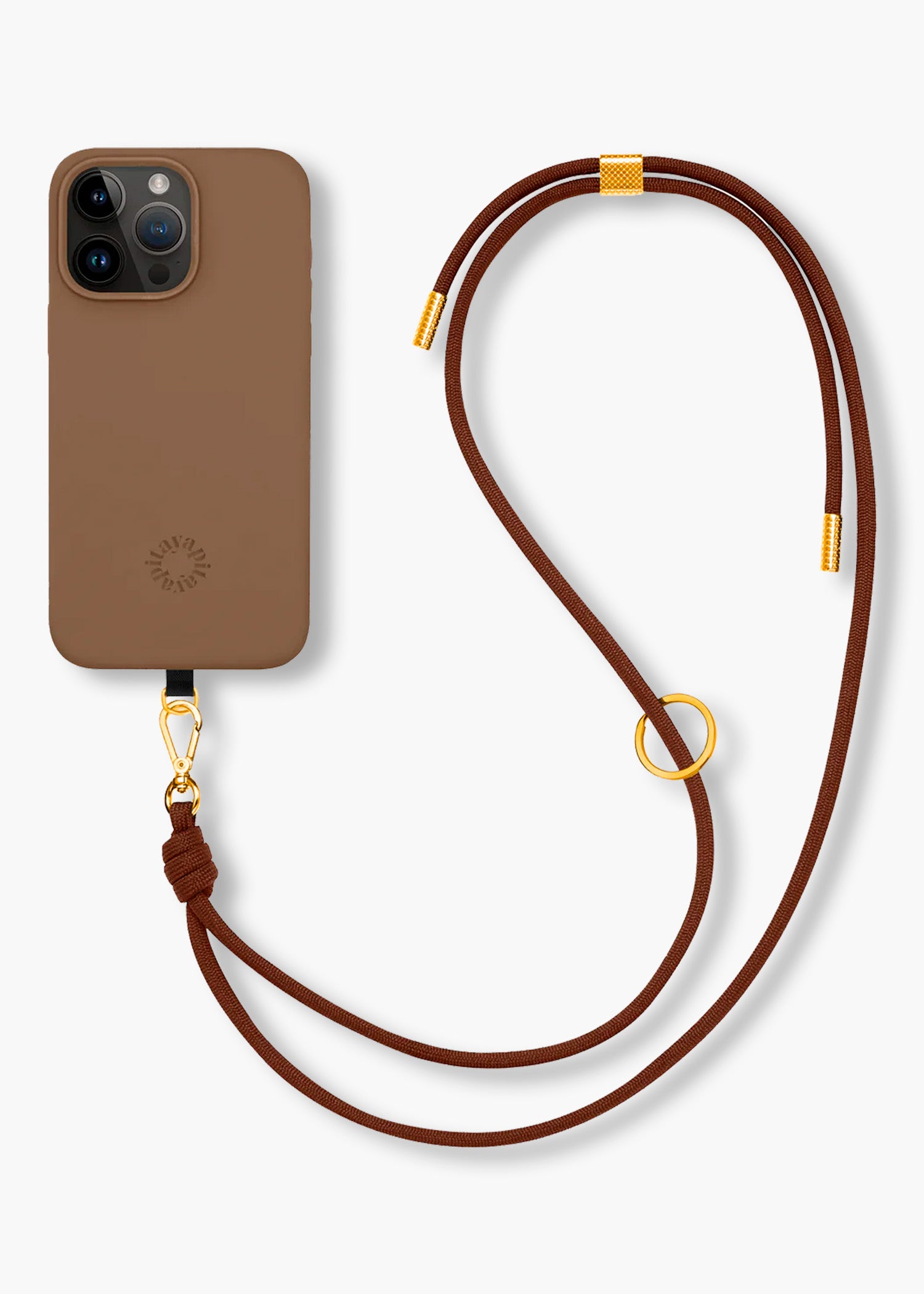 Alça Universal Crossbody Avelã + Case para iPhone